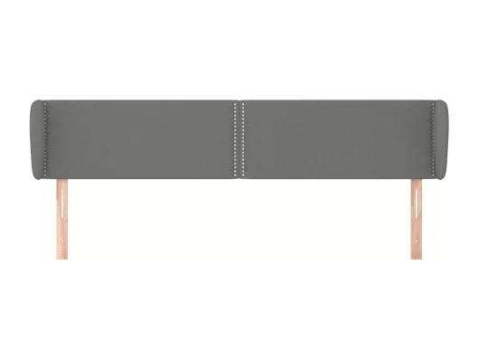 Kauf Unique Kopfteil mit Ohren Dunkelgrau 203x23x78/88 cm Stoff Bestseller