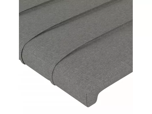 Kauf Unique LED Kopfteil Dunkelgrau 103x16x118/128 cm Stoff Saisonale Angebote