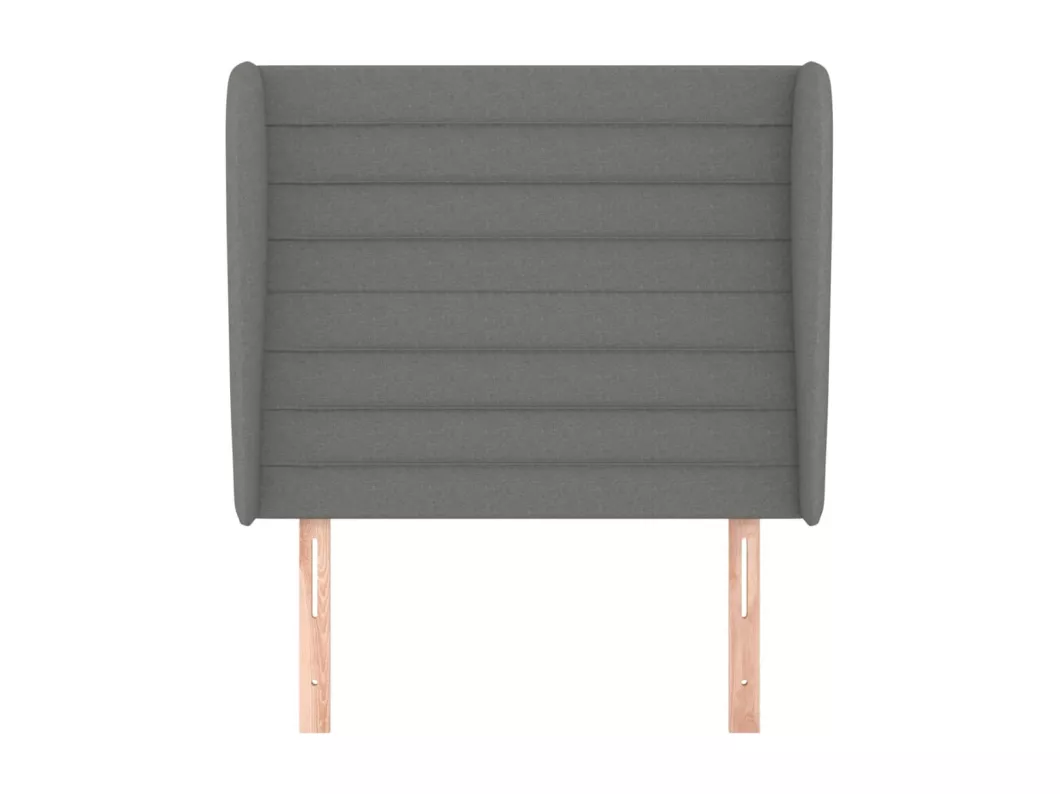Kauf Unique Kopfteil mit Ohren Dunkelgrau 103x23x118/128 cm Stoff Kauf eins, bekomm eins gratis