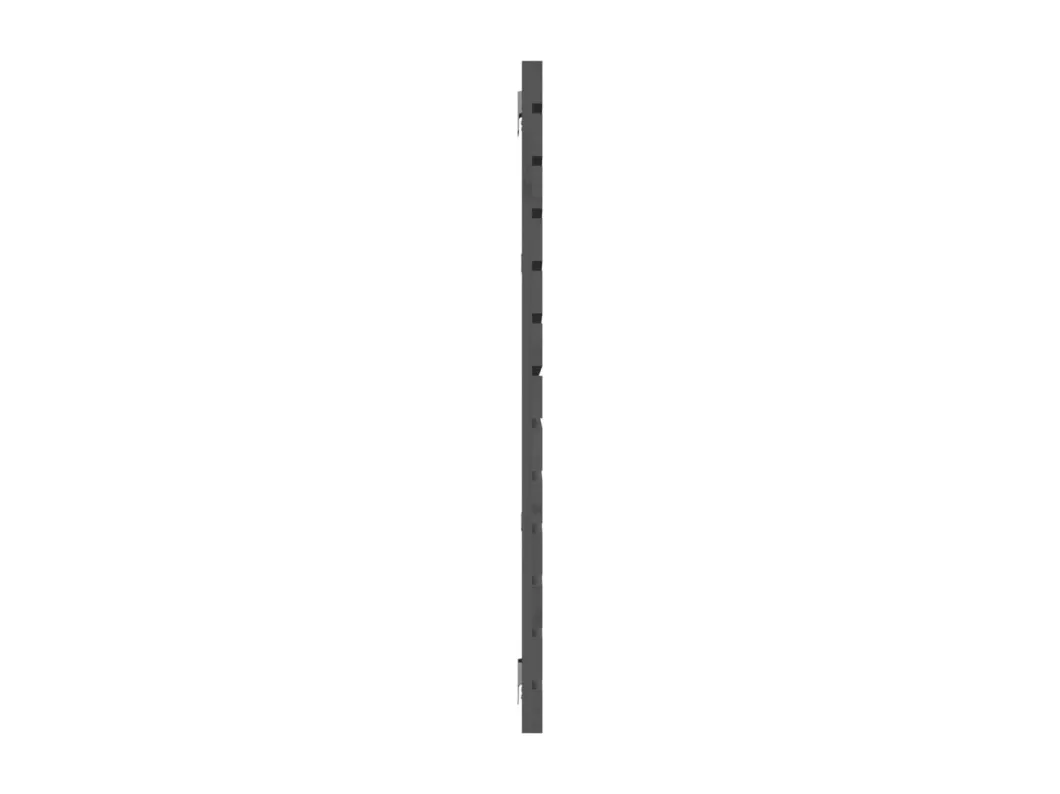 Kauf Unique Wand-Kopfteil Grau 156x3x91,5 cm Massivholz Kiefer Sonderangebote