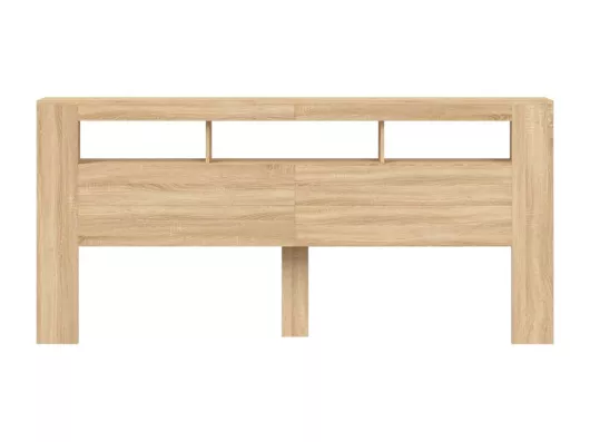 Kauf Unique LED-Kopfteil Sonoma Eiche 220x18,5x103,5 cm Holzwerkstoff Riesige Ersparnisse