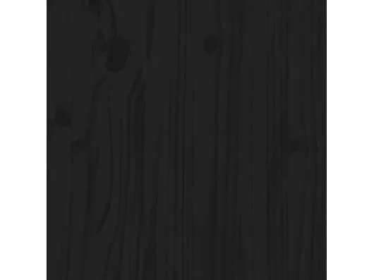 Kauf Unique Kopfteil Schwarz 96x4x100 cm Massivholz Kiefer Bis zu 50% Rabatt