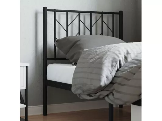 Kauf Unique Kopfteil Metall Schwarz 75 cm