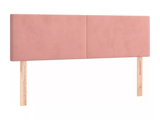 Kauf Unique LED Kopfteil Rosa 144x5x78/88 cm Samt Vierteljährliche Förderung