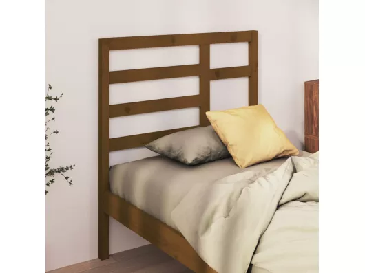 Kauf Unique Bett-Kopfteil Honigbraun 81x4x104 cm Massivholz Kiefer Discount Store für neue Produkte