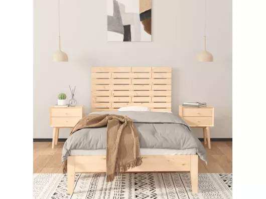 Kauf Unique Wand-Kopfteil 106x3x63 cm Massivholz Kiefer Nur noch ein Tag übrig