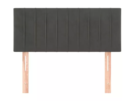 Kauf Unique Kopfteil Dunkelgrau 80x5x78/88 cm Samt 50% Rabatt mit kostenlosem Versand