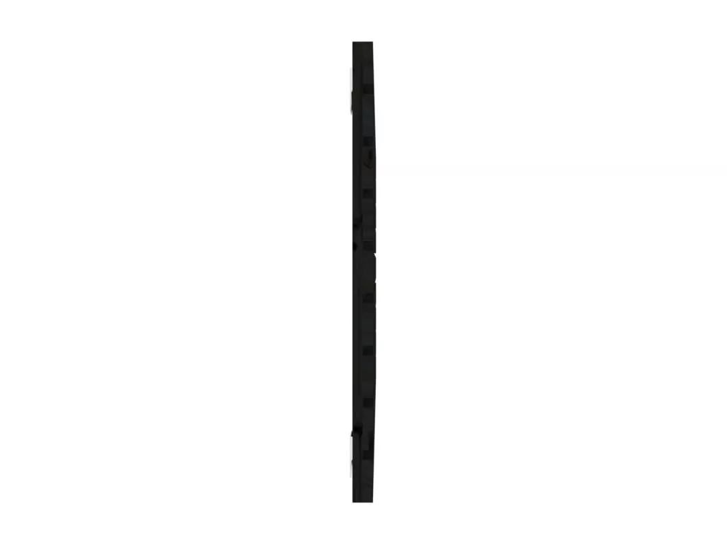Kauf Unique Wand-Kopfteil Schwarz 106x3x63 cm Massivholz Kiefer Kostenloser Versand international