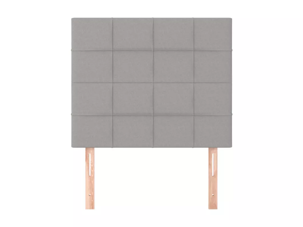 Kauf Unique Kopfteile 2 Stk. Hellgrau 80x5x78/88 cm Stoff Im Verkauf