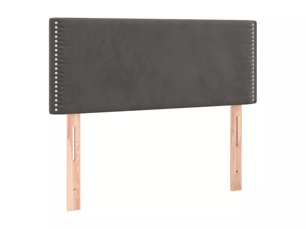 Kauf Unique LED Kopfteil Dunkelgrau 100x5x78/88 cm Samt 2025
