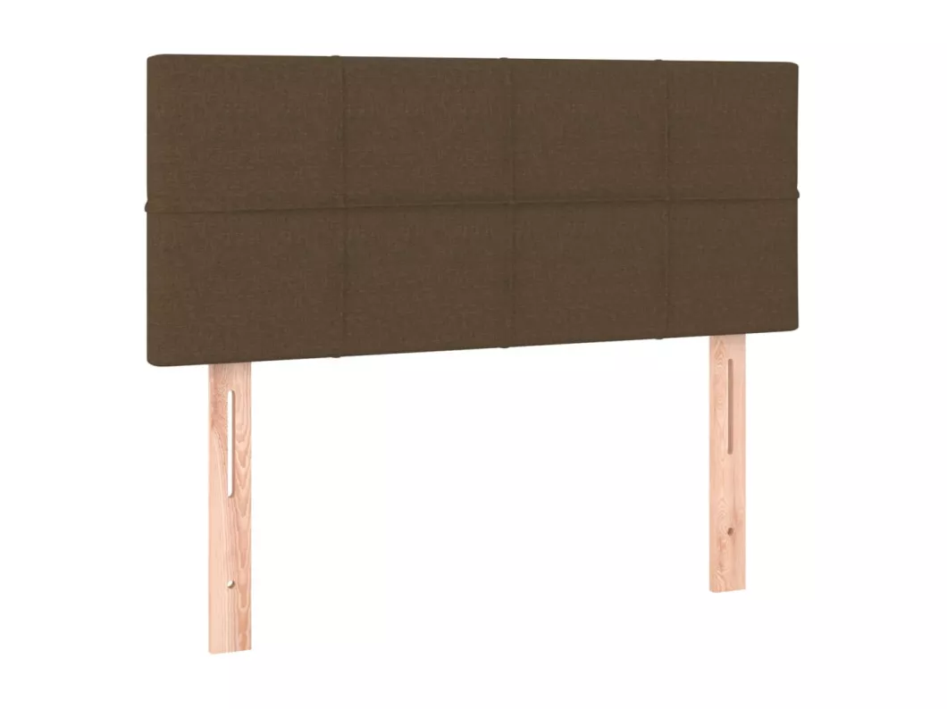 Kauf Unique LED Kopfteil Dunkelbraun 90x5x78/88 cm Stoff Online