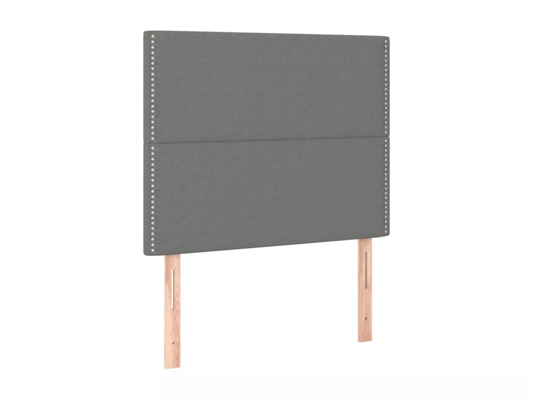 Kauf Unique LED Kopfteil Dunkelgrau 90x5x118/128 cm Stoff Verkauf