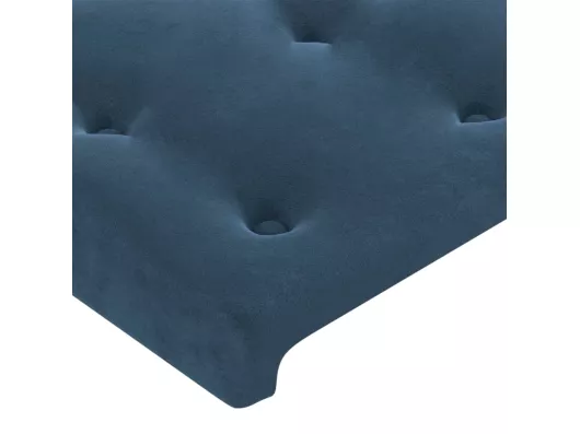 Kauf Unique Kopfteile 2 Stk. Dunkelblau 90x5x78/88 cm Samt Angebote