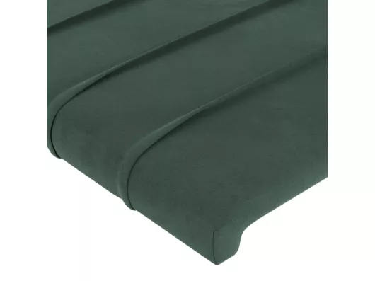 Kauf Unique Kopfteil Dunkelgrün 80x5x78/88 cm Samt Blitzverkäufe