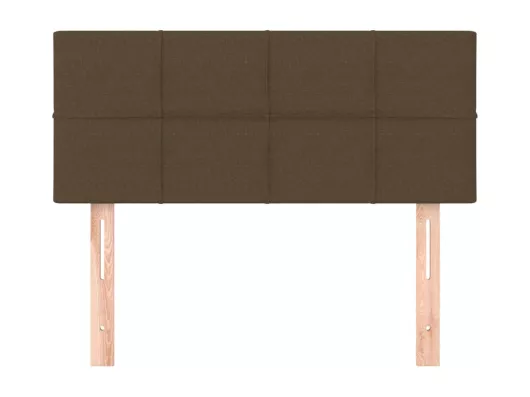 Kauf Unique Kopfteil Dunkelbraun 100x5x78/88 cm Stoff Kostenloser Versand