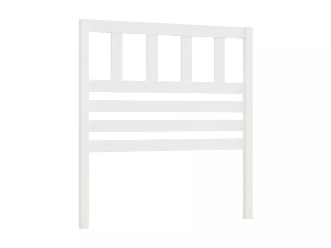 Kauf Unique Kopfteil Weiß 96x4x100 cm Massivholz Kiefer Limitierter Zeitrabatt