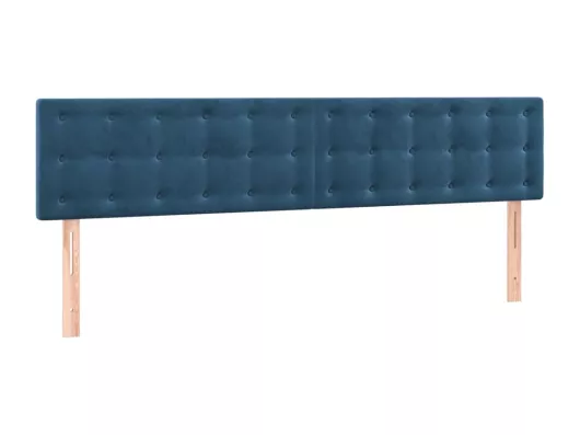 Kauf Unique LED Kopfteil Dunkelblau 180x5x78/88 cm Samt Fabrik Onlineshop