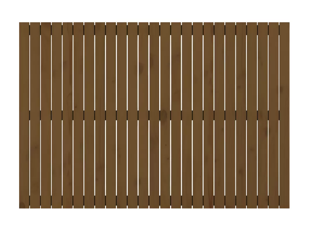 Kauf Unique Wand-Kopfteil Honigbraun 159,5x3x110 cm Massivholz Kiefer Cyber Monday