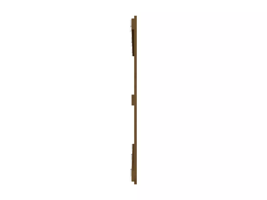 Kauf Unique Wand-Kopfteil Honigbraun 147x3x90 cm Massivholz Kiefer Heißer Verkauf