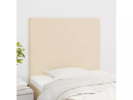 Kauf Unique Kopfteile 2 Stk. Creme 80x5x78/88 cm Stoff