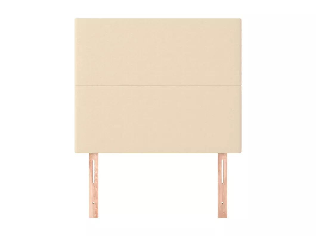 Kauf Unique Kopfteile 2 Stk. Creme 80x5x78/88 cm Stoff Räumungsverkauf