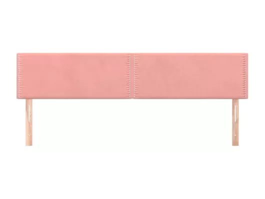Kauf Unique Kopfteile 2 Stk. Rosa 80x5x78/88 cm Samt Kostenlose Rückgabe