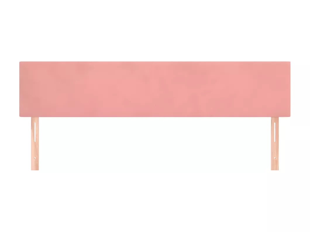 Kauf Unique Kopfteile 2 Stk. Rosa 80x5x78/88 cm Samt Neueste Stile