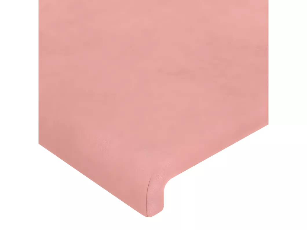 Kauf Unique Kopfteile 2 Stk. Rosa 80x5x78/88 cm Samt Neueste Stile