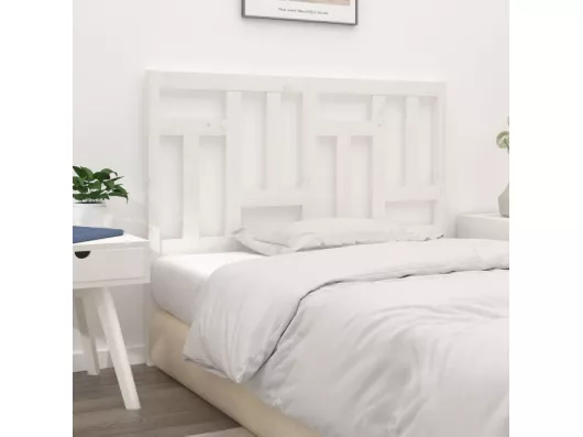 Kauf Unique Kopfteil Weiß 165,5x4x100 cm Massivholz Kiefer Sonderangebot der Fabrik