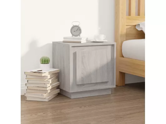 Kauf Unique Nachttisch Grau Sonoma 44x35x45 cm Holzwerkstoff