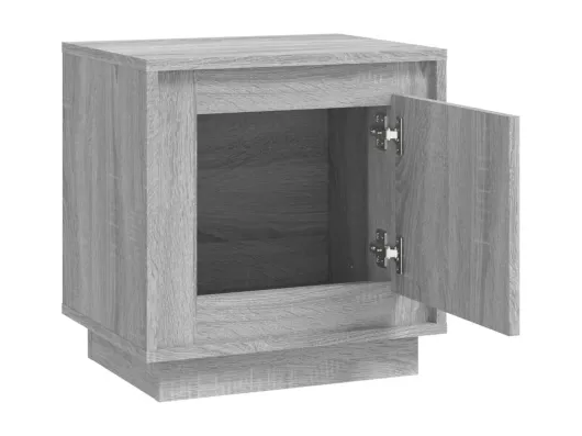 Kauf Unique Nachttisch Grau Sonoma 44x35x45 cm Holzwerkstoff Discount Store für neue Produkte