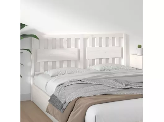 Kauf Unique Kopfteil Weiß 155,5x4x100 cm Massivholz Kiefer Super Rabatt