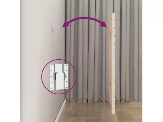 Kauf Unique Wand-Kopfteil 146x3x91,5 cm Massivholz Kiefer 50% Rabatt mit kostenlosem Versand