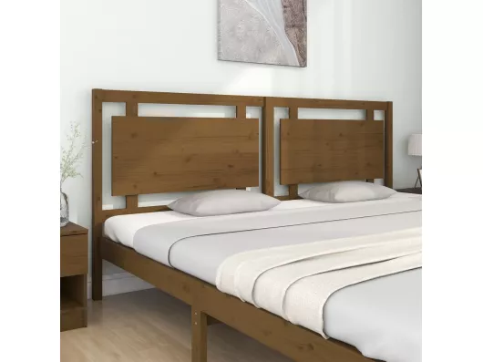 Kauf Unique Kopfteil Honigbraun 205,5x4x100 cm Massivholz Kiefer Clearance-Verkauf