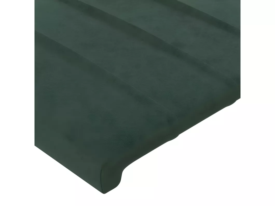 Kauf Unique Kopfteil mit Ohren Dunkelgrün 203x23x78/88 cm Samt Speichern exportieren