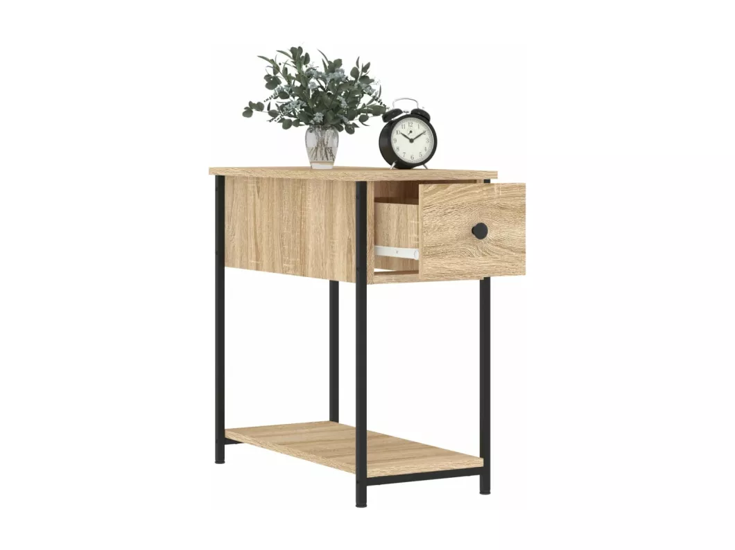 Kauf Unique Nachttische 2 Stk. Sonoma-Eiche 30x60x60 cm Holzwerkstoff Black Friday Preise