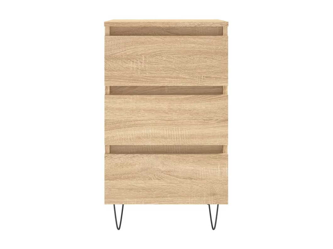 Kauf Unique Nachttische 2 Stk. Sonoma-Eiche 40x35x69 cm Holzwerkstoff Outlet