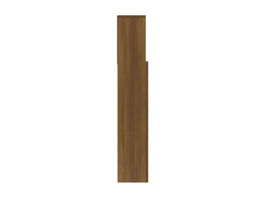 Kauf Unique Kopfteil mit Ablagen Braun Eichen-Optik 180x19x103,5 cm Schlussverkauf