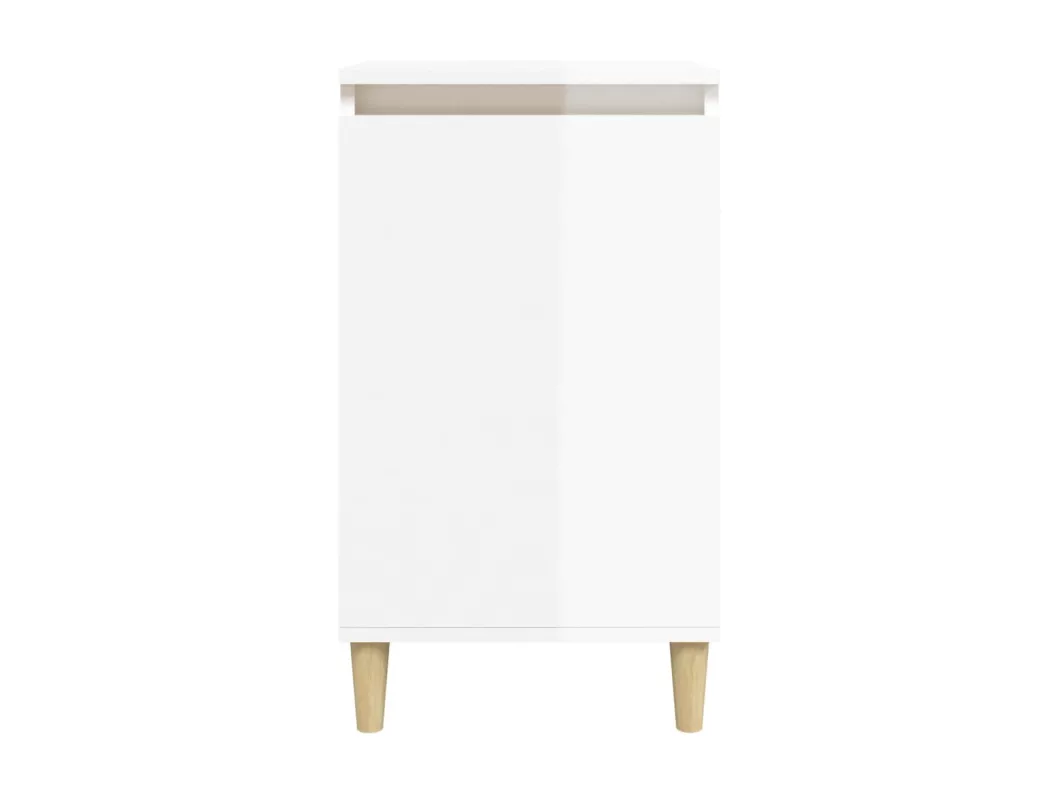 Kauf Unique Nachttische 2 Stk. Hochglanz-Weiß 40x35x70 cm Holzwerkstoff Großer Ausverkauf