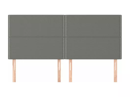 Kauf Unique Kopfteile 4 Stk. Dunkelgrau 90x5x78/88 cm Stoff Flash Sale