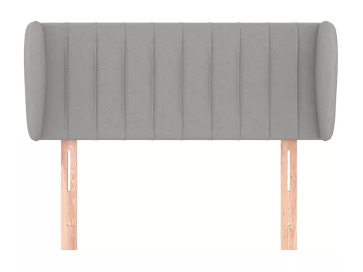 Kauf Unique Kopfteil mit Ohren Hellgrau 93x23x78/88 cm Stoff Heißer Verkauf
