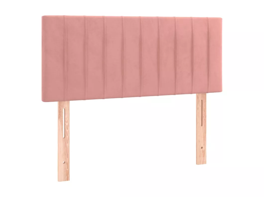 Kauf Unique LED Kopfteil Rosa 90x5x78/88 cm Samt Online Outlet