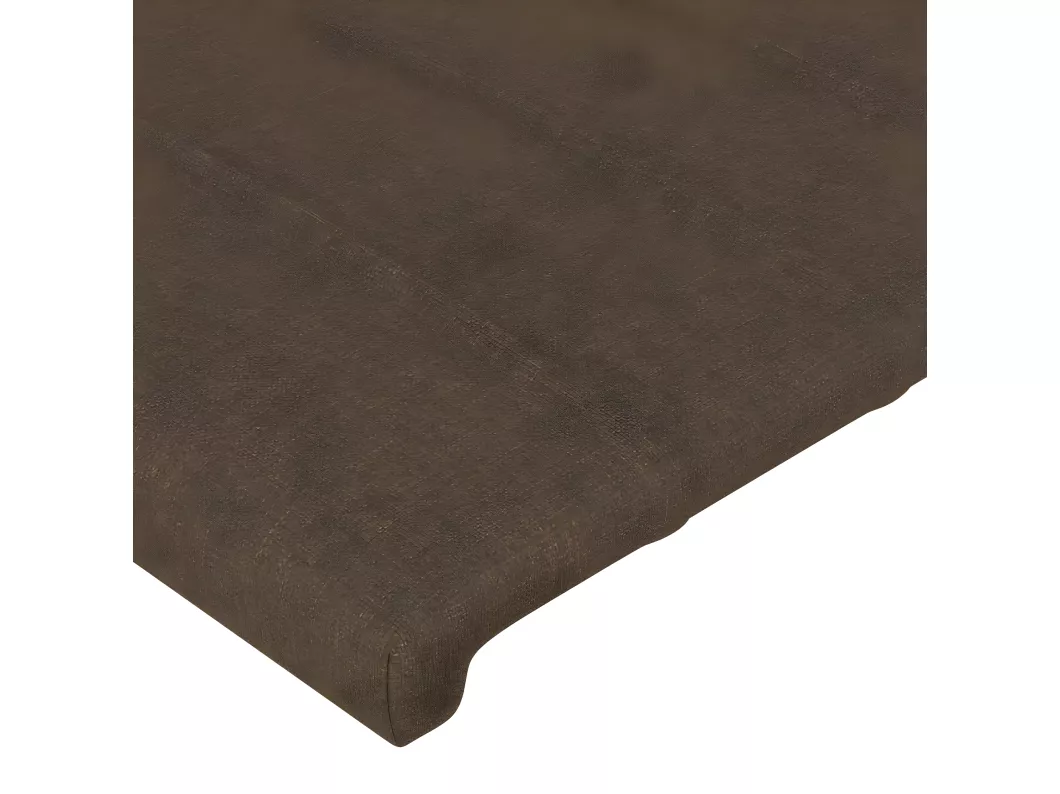 Kauf Unique Kopfteil Dunkelbraun 80x5x78/88 cm Stoff Große Rabatte