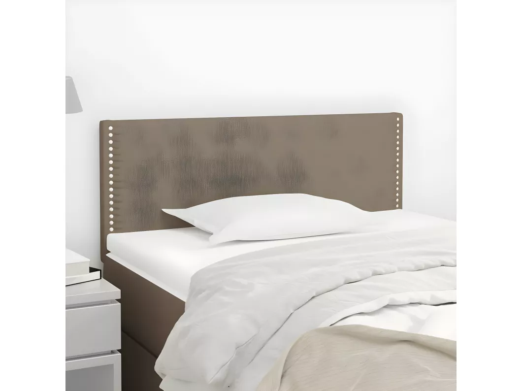Kauf Unique Kopfteil Taupe 100x5x78/88 cm Stoff