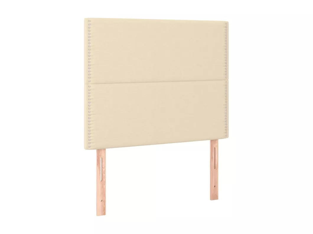 Kauf Unique LED Kopfteil Creme 100x5x118/128 cm Stoff Riesige Ersparnisse