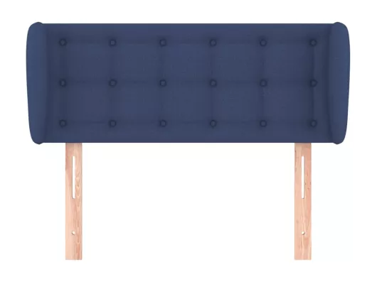 Kauf Unique Kopfteil mit Ohren Blau 103x23x78/88 cm Stoff VIP-Rabatte