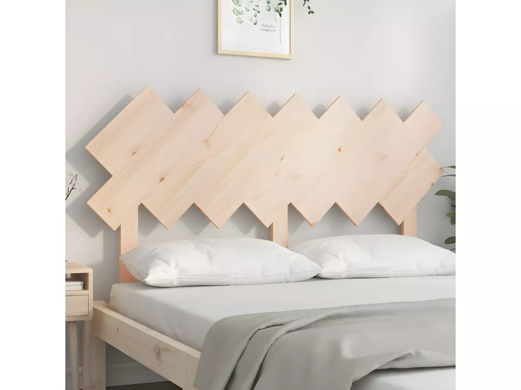 Kauf Unique Bett-Kopfteil 151,5x3x81 cm Massivholz Kiefer Bis zu 60% Rabatt