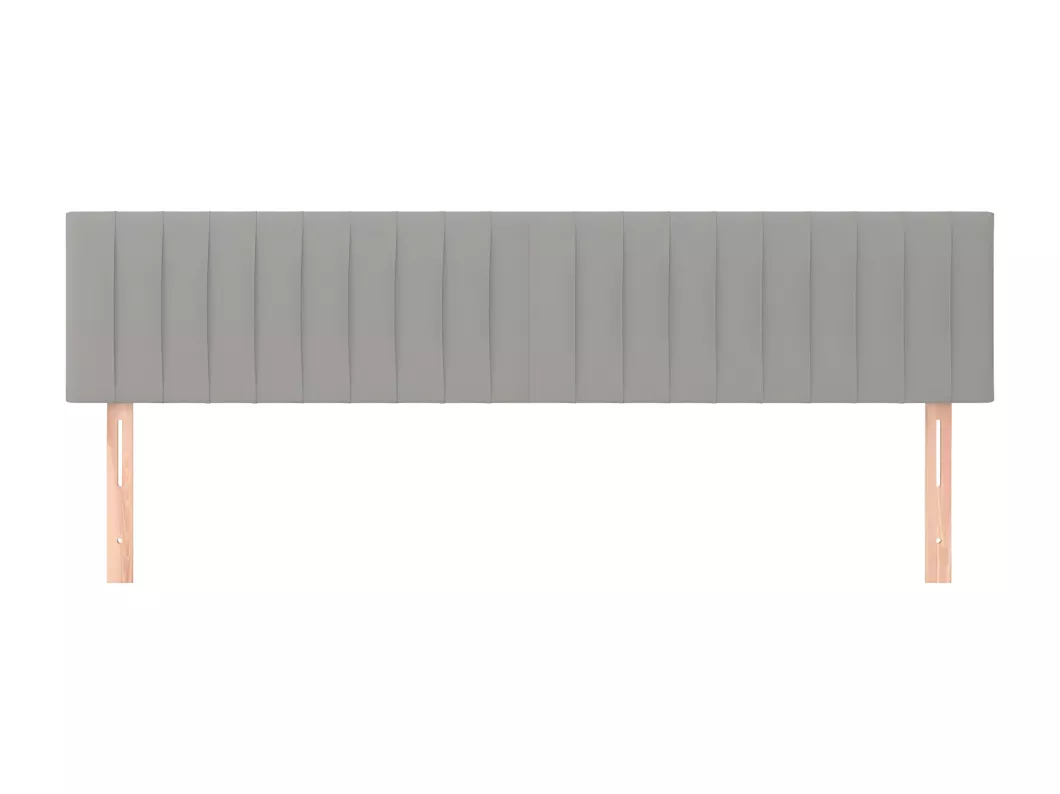 Kauf Unique Kopfteile 2 Stk. Hellgrau 90x5x78/88 cm Stoff Discount Store für neue Produkte