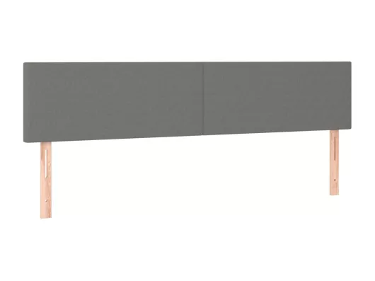 Kauf Unique LED Kopfteil Dunkelgrau 200x5x78/88 cm Stoff Nur noch ein Tag übrig