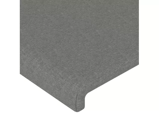Kauf Unique LED Kopfteil Dunkelgrau 200x5x78/88 cm Stoff Nur noch ein Tag übrig